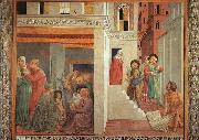 Benozzo Gozzoli The Birth of St.Francis and Homage of the Simple Man Norge oil painting reproduction